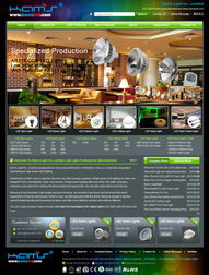 金曼斯光電（Kamsled）官方網(wǎng)站設(shè)計(jì) 以光為媒，照亮品牌未來